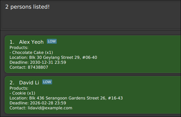 result for 'find alex david'